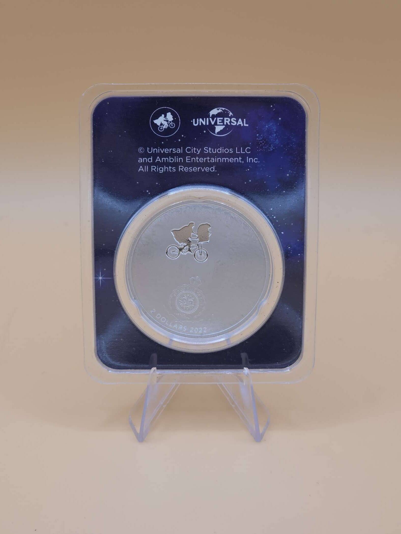 E.T. 40th Anniversary – 1 oz Silber .999 – Offizielle Universal Silver Coin – Bild 2