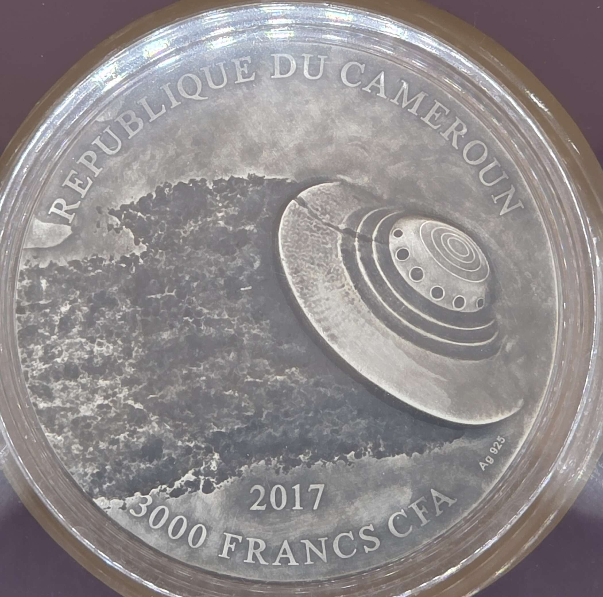 Roswell 70th Anniversary – 3 oz Silbermünze | Republik Kamerun 2017 | UFO Series – Bild 2