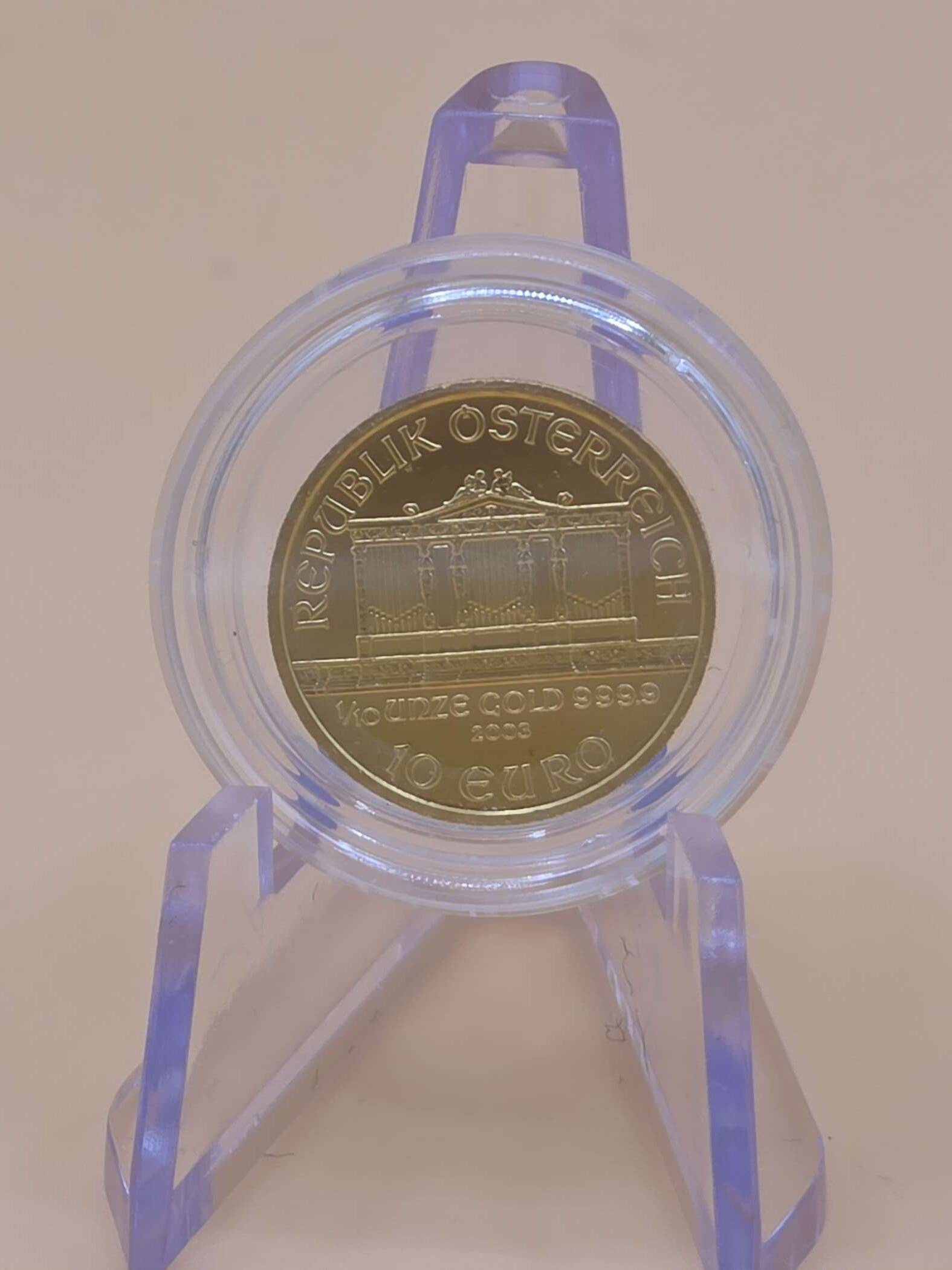Wiener Philharmoniker Goldmünze 2008 – 1/10 Unze Gold 999.9 – Bild 2