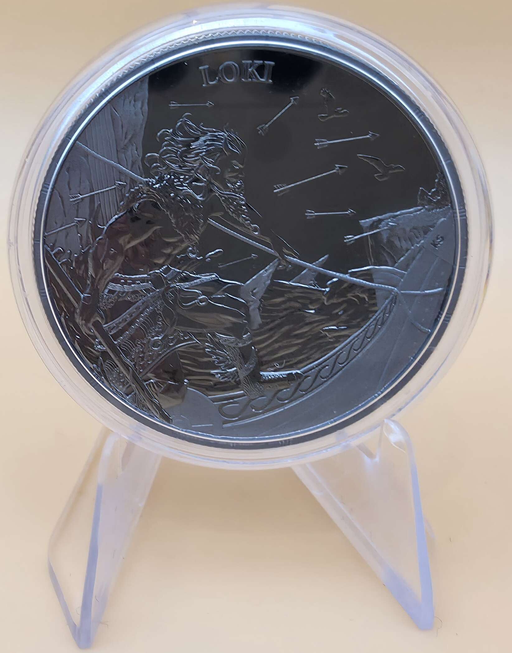 Germania Mint 2025 – Ragnarök Set: Loki & Heimdall – 2 x 1 oz Black Silver BU – Bild 3