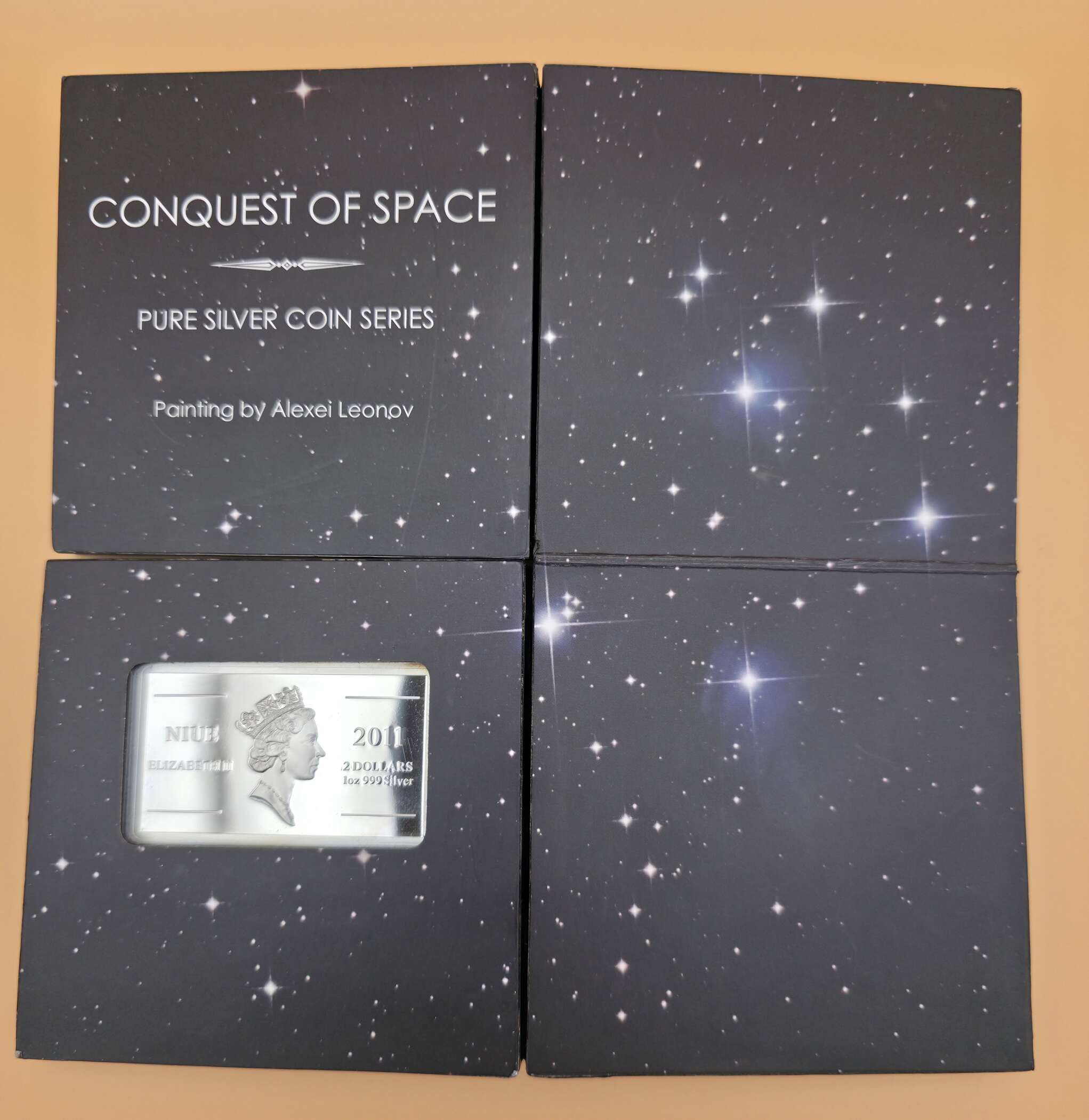 Conquest of Space – 1 oz Silbermünze Niue 2011 – First Man in Space – Bild 3