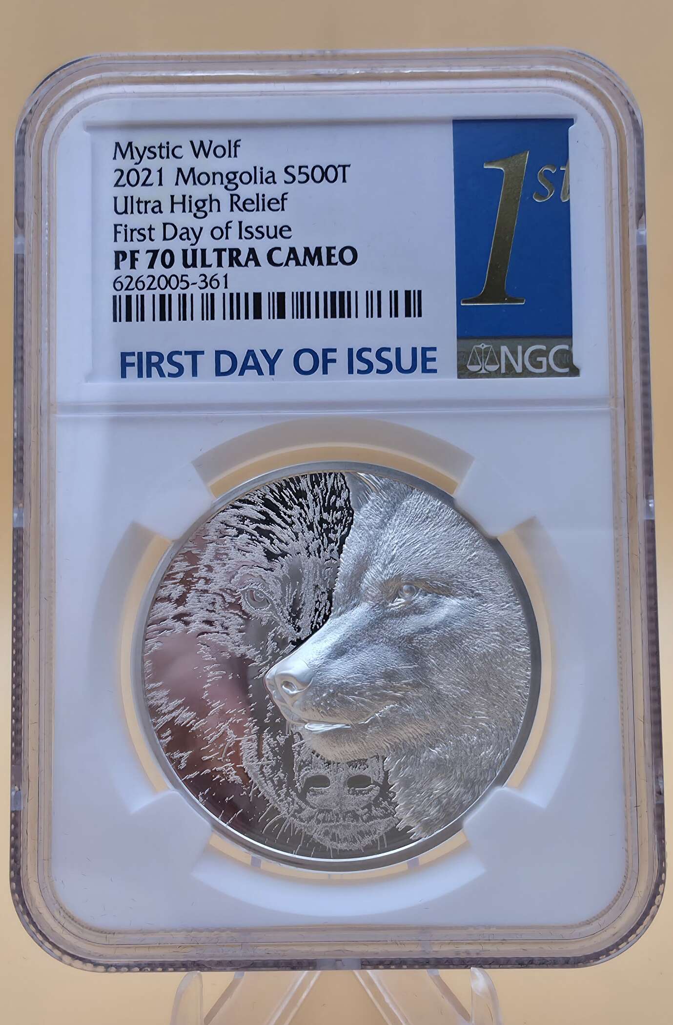 Silverback Gorilla – Republic of Congo – 1 oz .999 Silver – NGC Certified – Bild 2