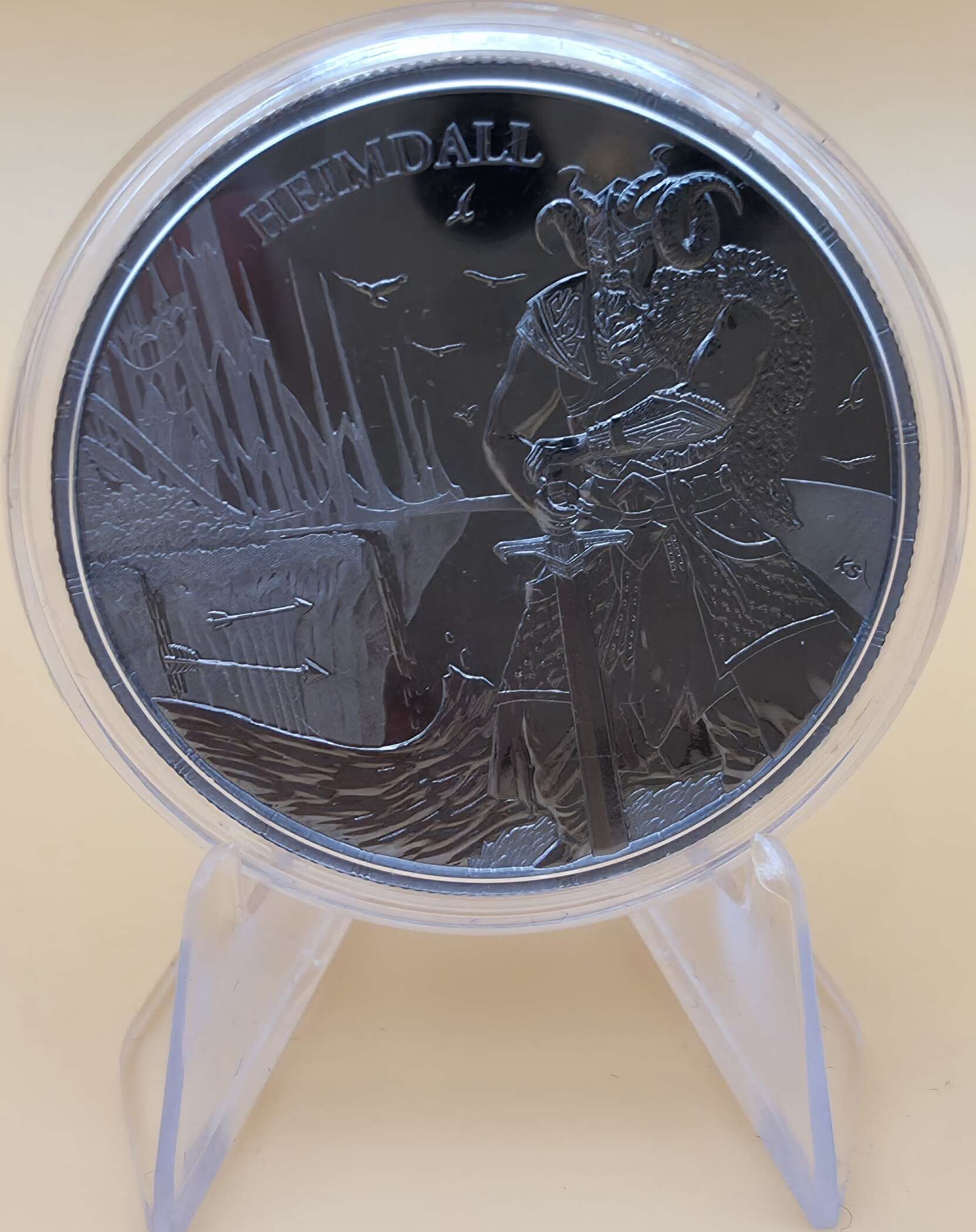 Germania Mint 2025 – Ragnarök Set: Loki & Heimdall – 2 x 1 oz Black Silver BU – Bild 2