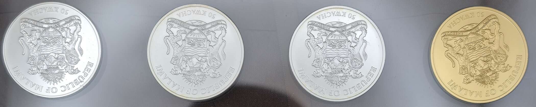 Prestige-Set 2011 – Silver Investment Coin Set – Republik Malawi – 4× 1 oz .999 Silber – Bild 3