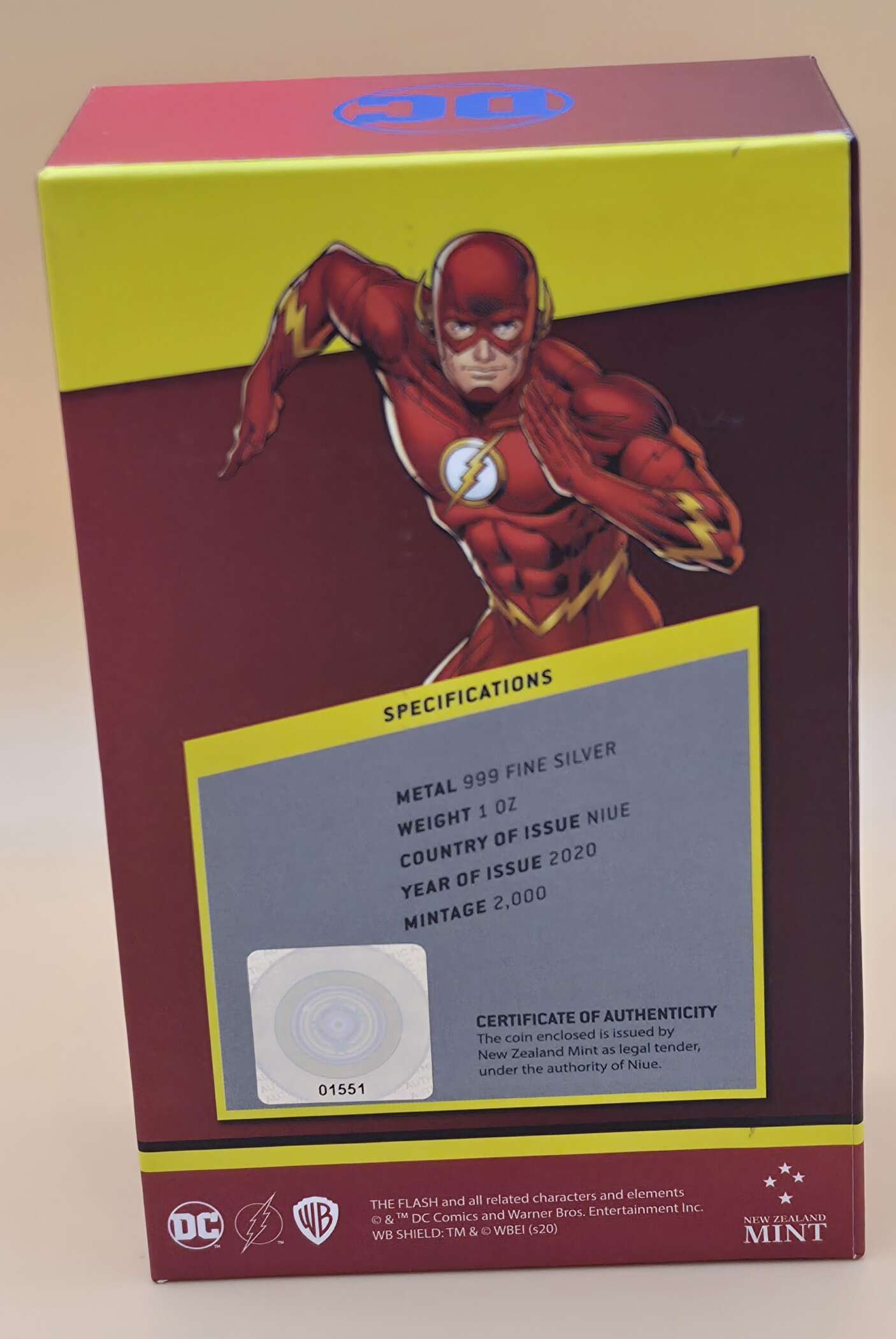 The Flash – 1 oz Silber Chibi Coin 2020 – Niue – New Zealand Mint – Bild 4
