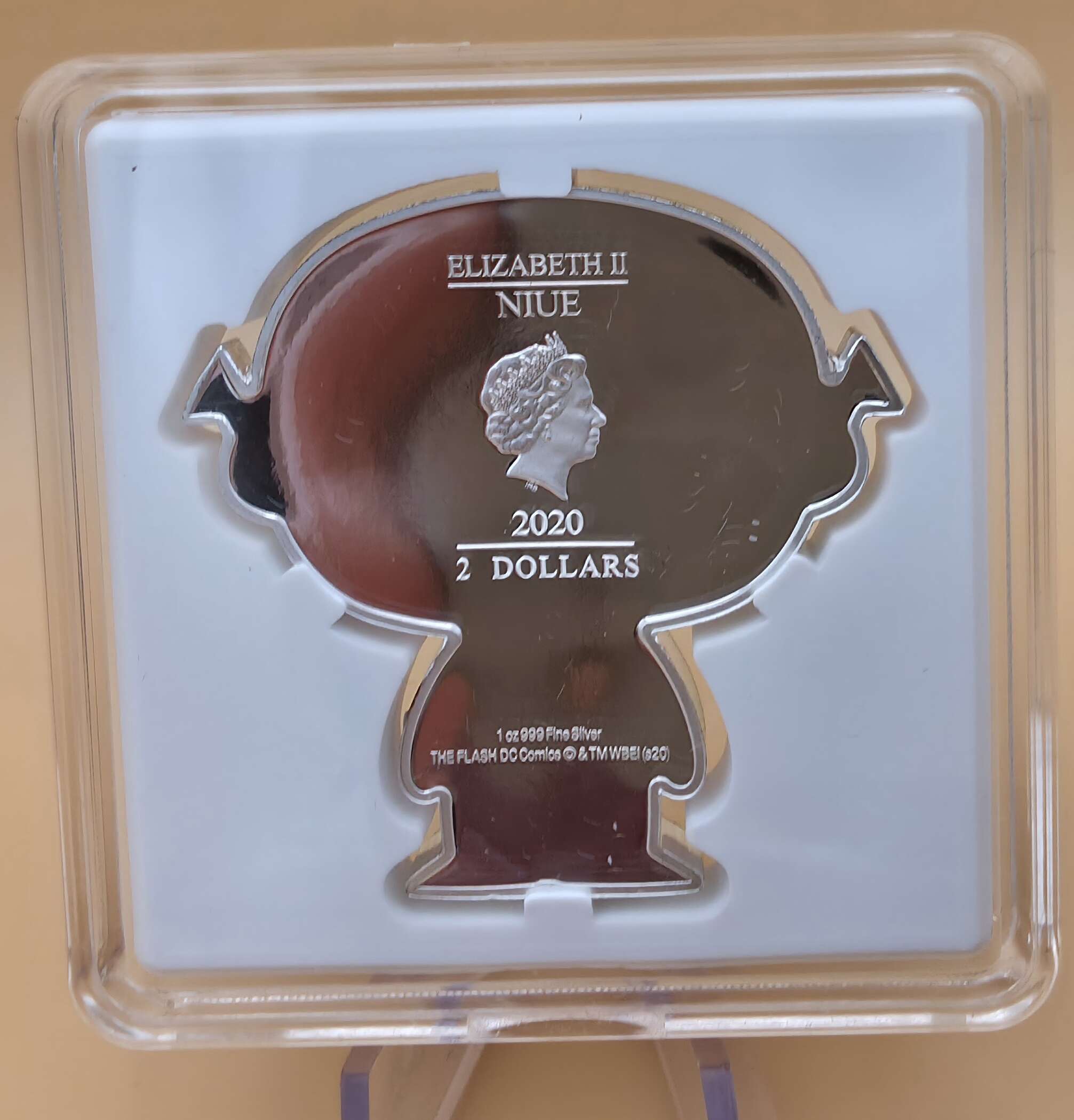 The Flash – 1 oz Silber Chibi Coin 2020 – Niue – New Zealand Mint – Bild 2