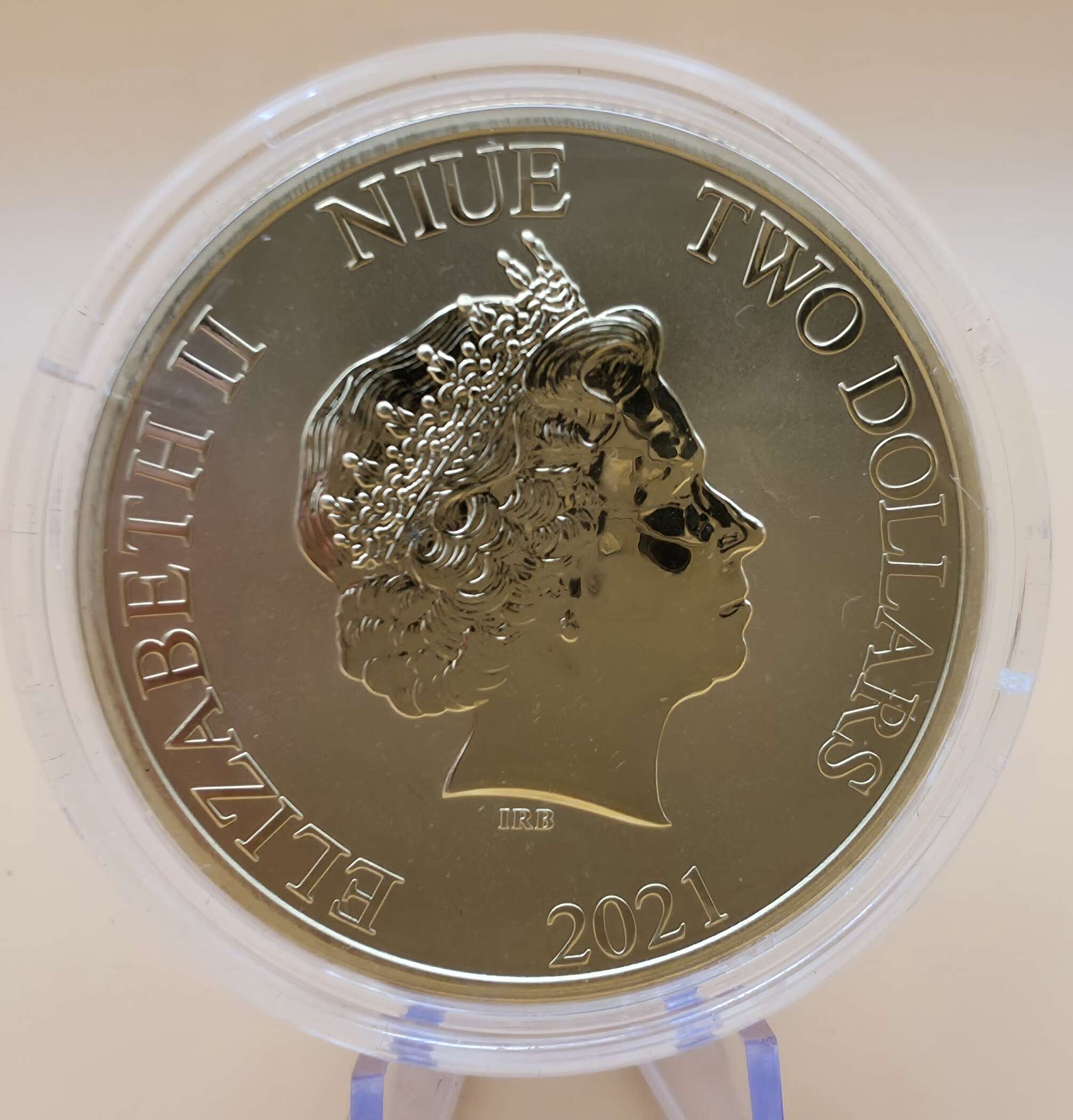 Niue 2021 – 1 oz Silbermünze | Donald & Daisy Duck | 2 Dollars | Ag .999 | Limit 100 – Bild 2