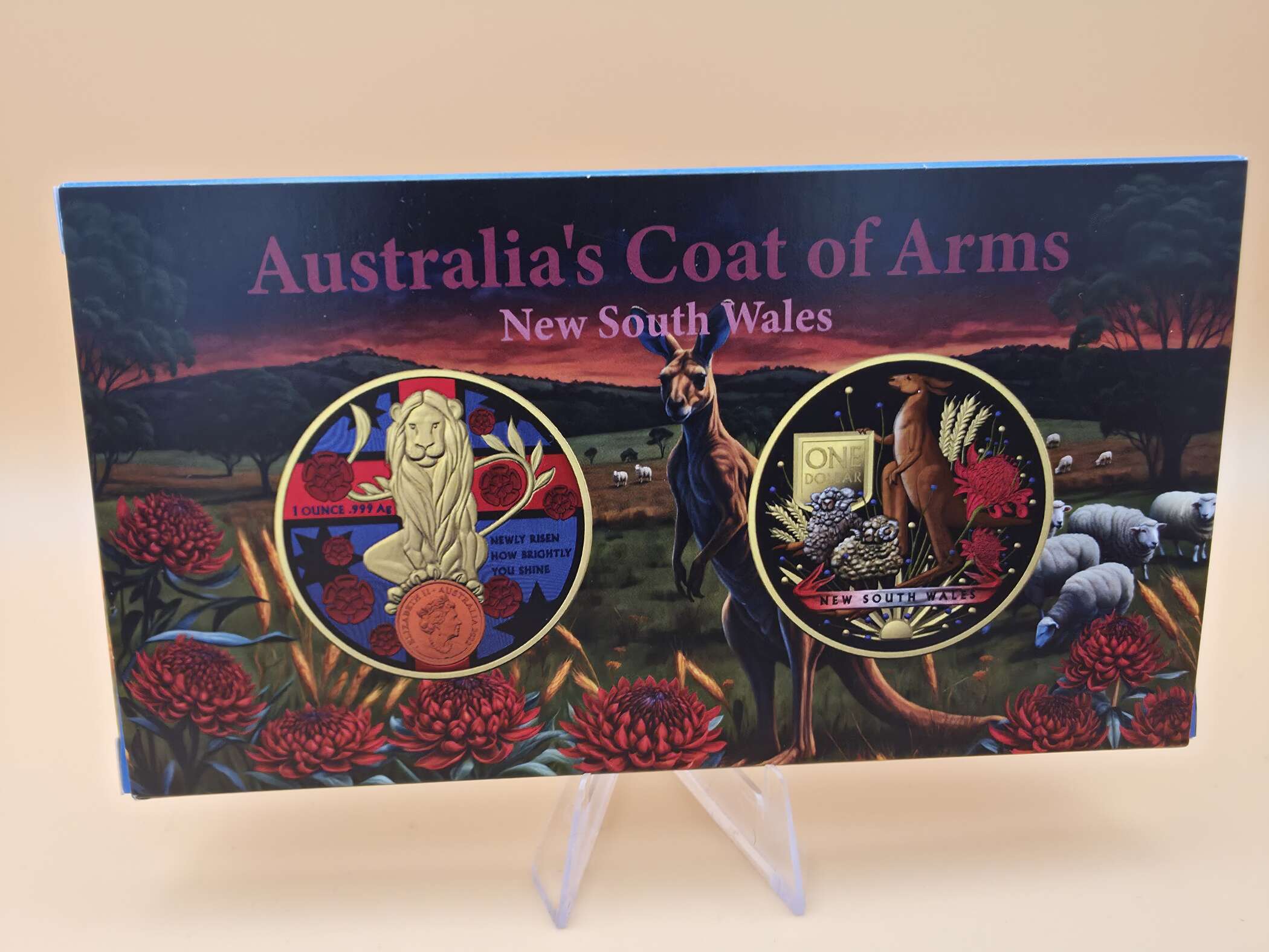 Australia’s Coat of Arms – New South Wales – 2× 1 oz Silbermünzen Set – Royal Australian Mint – Bild 4
