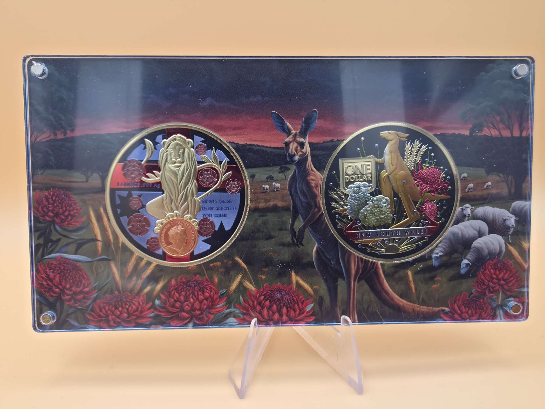 Australia’s Coat of Arms – New South Wales – 2× 1 oz Silbermünzen Set – Royal Australian Mint – Bild 2