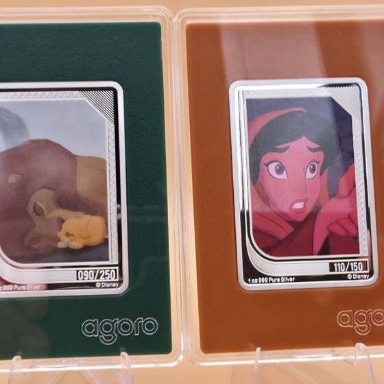 „Disney Silver Card Set 2× 1 oz Silber Nr. 090/250 und 110/150“