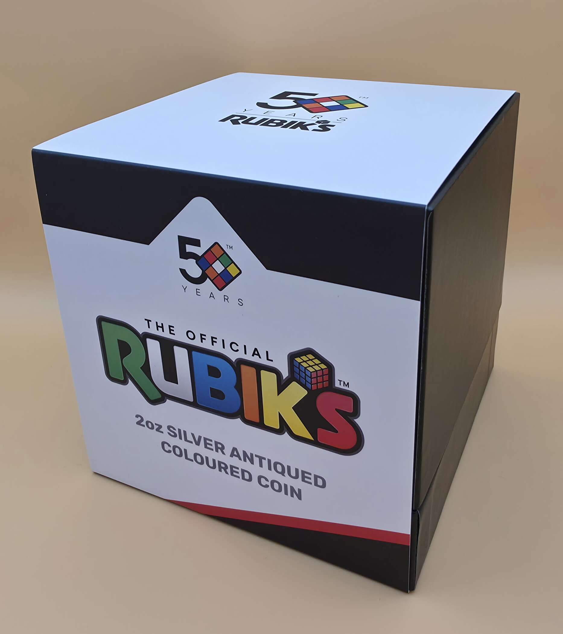 Tuvalu 2024 – Rubik’s Cube 50th Anniversary – 2 oz Silver Antiqued Coloured Coin – Limitierte Auflage 3000 Stück – Bild 8
