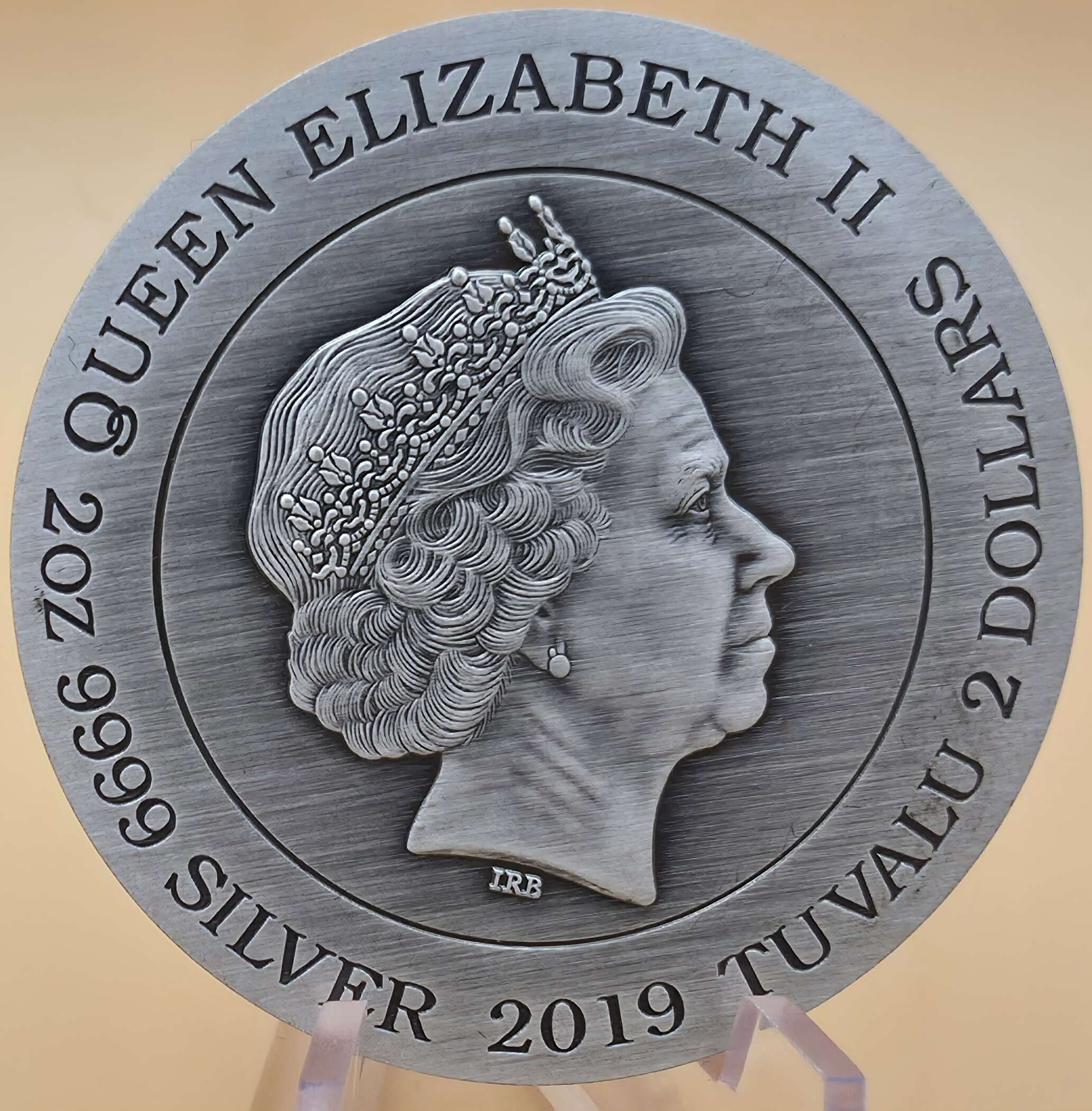 Tuvalu 2019 – ALIEN™ 40th Anniversary – 2 oz Silver Antiqued – Limitierte Auflage 1.500 Stück – Bild 2