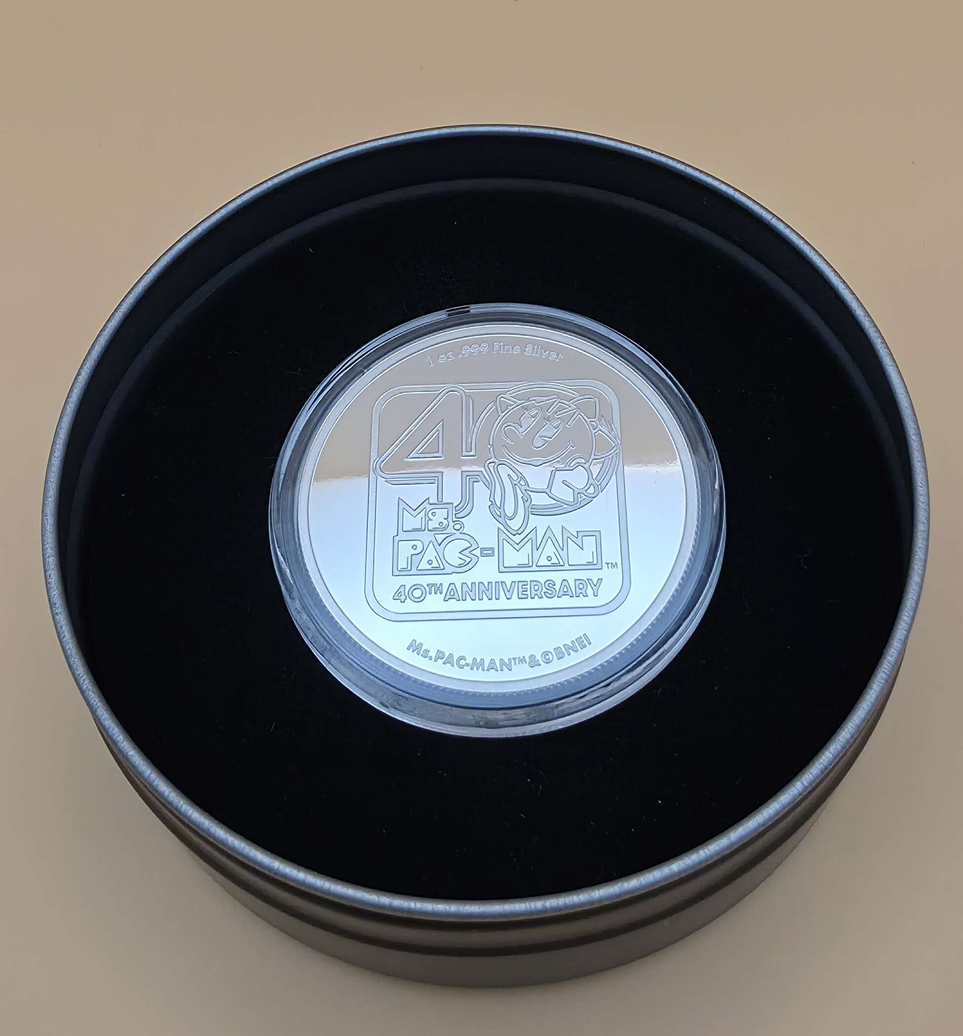 Niue 2021 – Ms. PAC-MAN™ 40th Anniversary – 1 oz Silver Proof – Limitierte Auflage 400 Stück – Bild 5