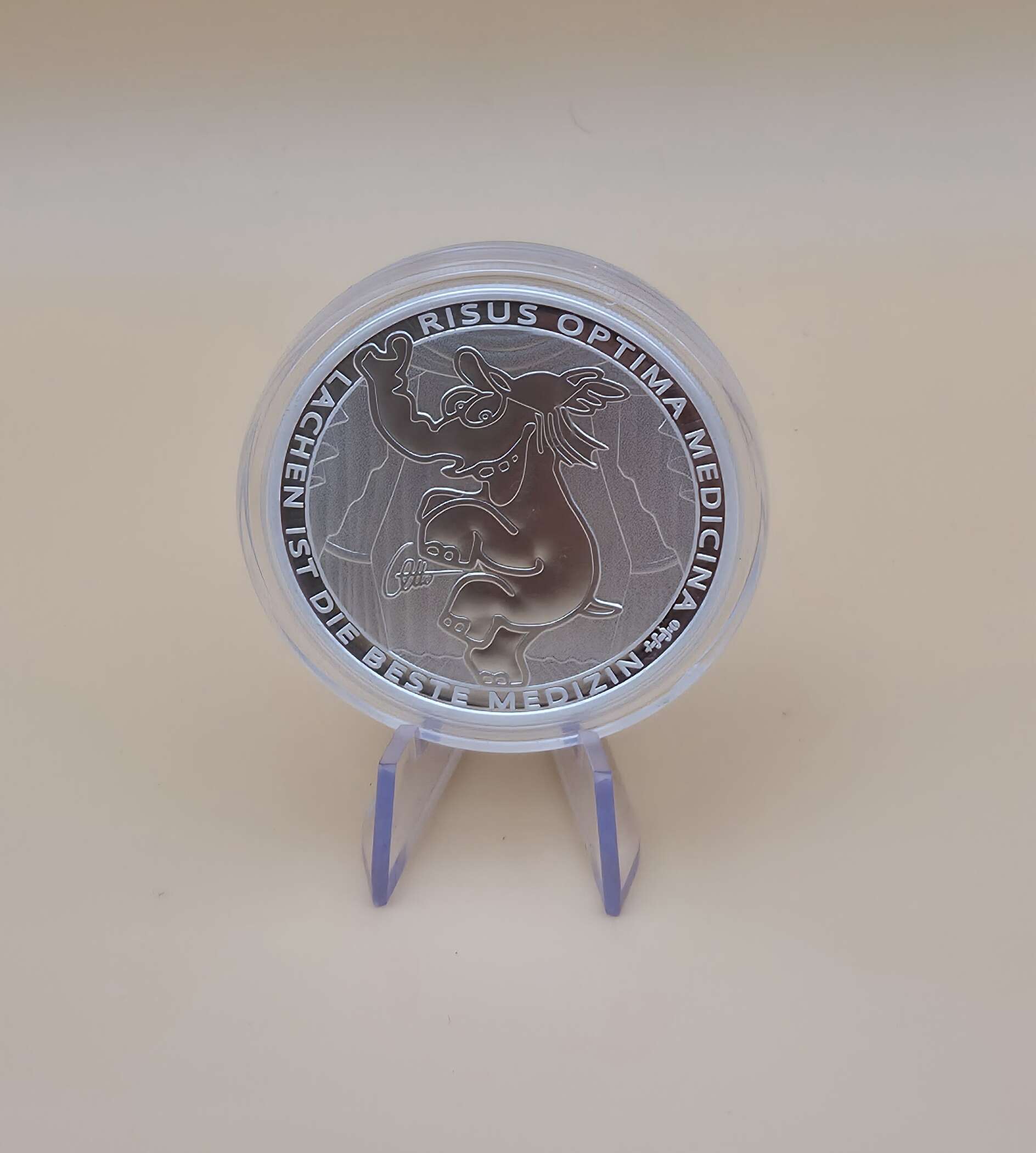 Tuvalu 2022 – „Lachen ist die beste Medizin“ – Otto Edition – 1 oz Silver – Risus Optima Medicina – Bild 3