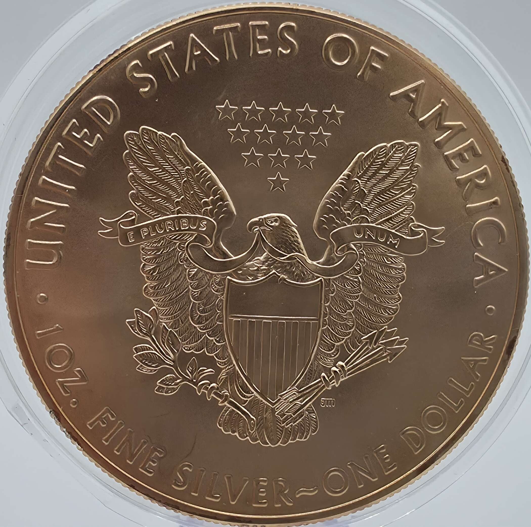 American Silver Eagle 2019 – Jewish Holidays Edition mit Opal-Inlay – Nr. 280/500 – Bild 3