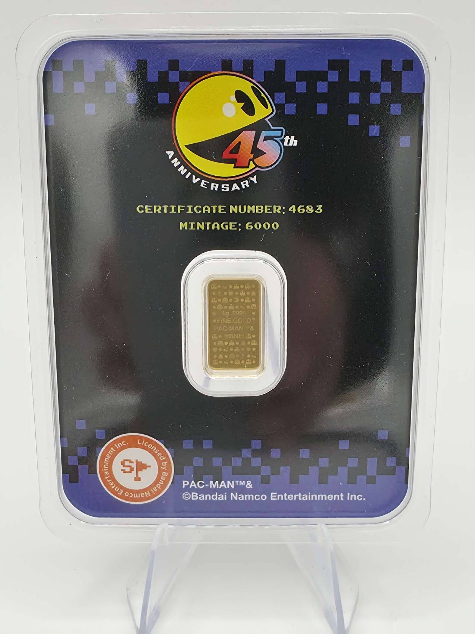 PAC-MAN™ 1 g Goldbarren – 45th Anniversary – Limited Edition – 999.9 – Bild 2