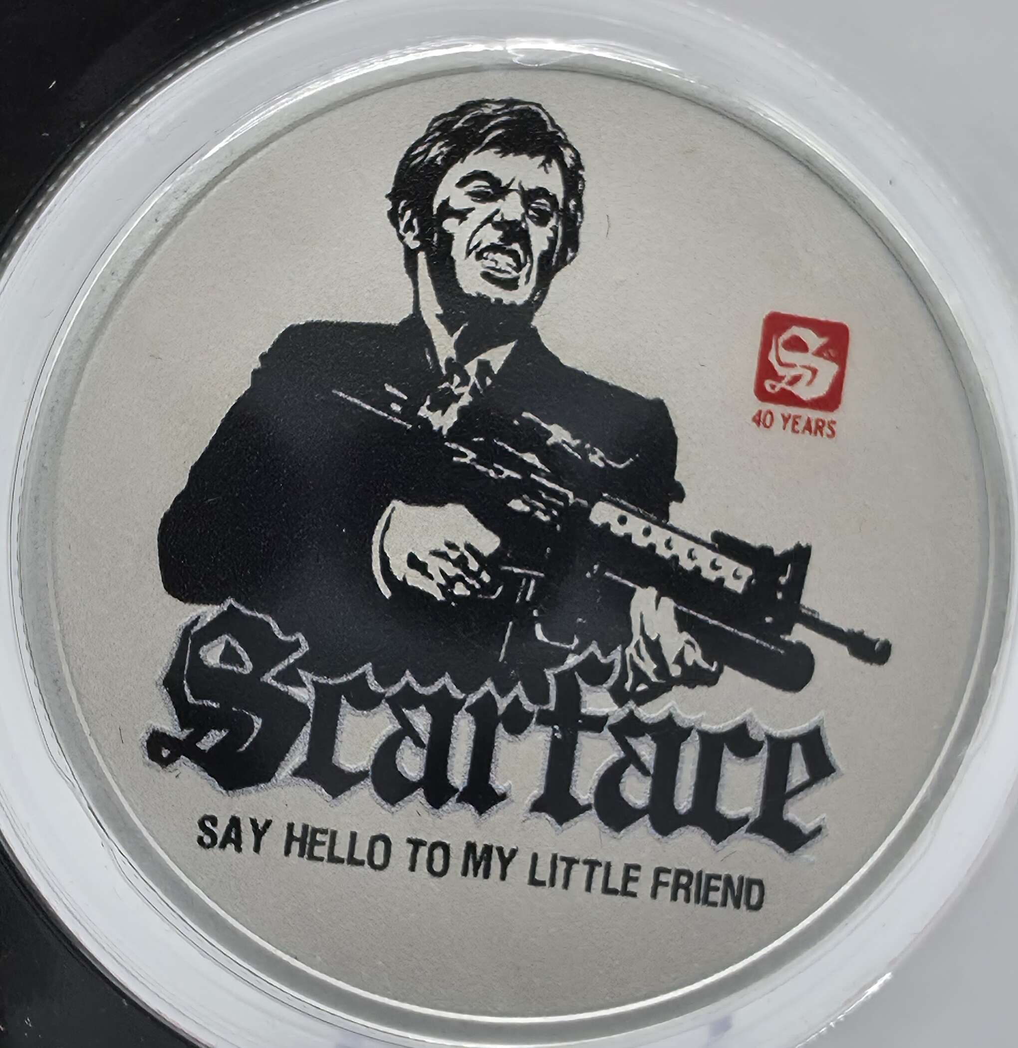 Scarface™ – 40 Years – 1 oz Silbermünze 2023 – Republik Tschad – Limited Edition – Bild 3