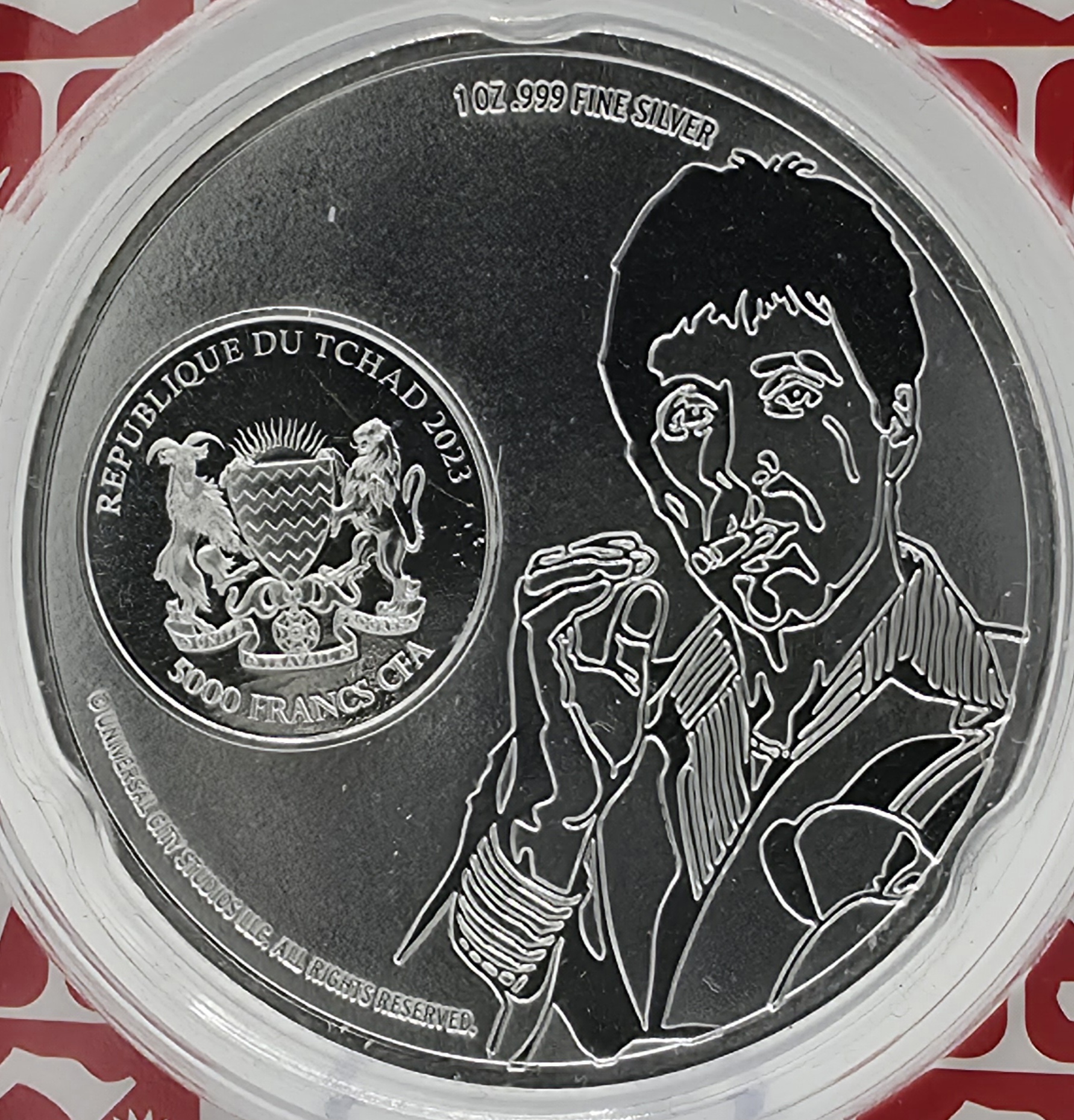 Scarface™ – 40 Years – 1 oz Silbermünze 2023 – Republik Tschad – Limited Edition – Bild 5