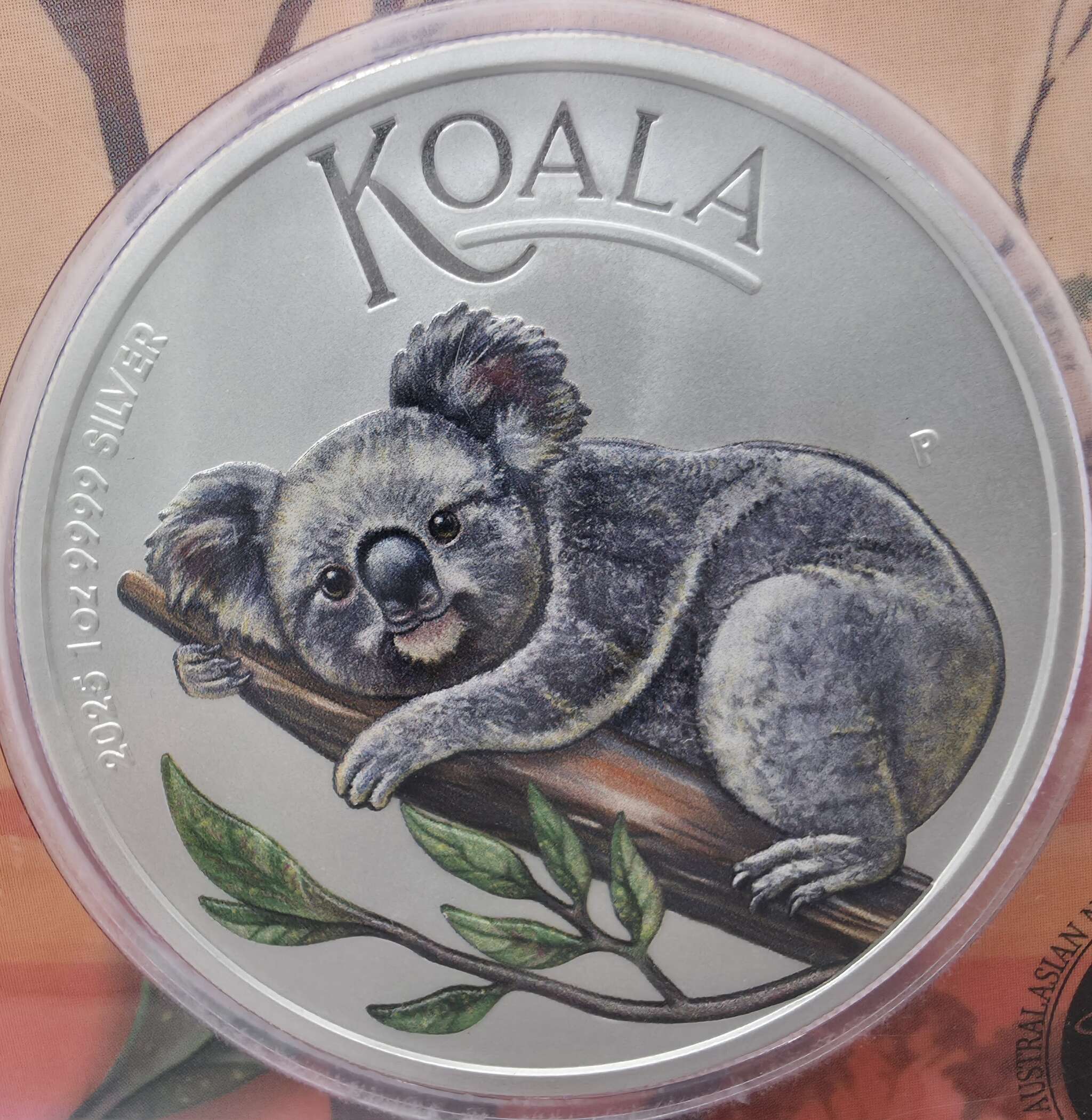 Australia 2025 – Brisbane Money Expo ANDA Special – Koala – 1 oz Silber – Coloured Coin – Bild 3
