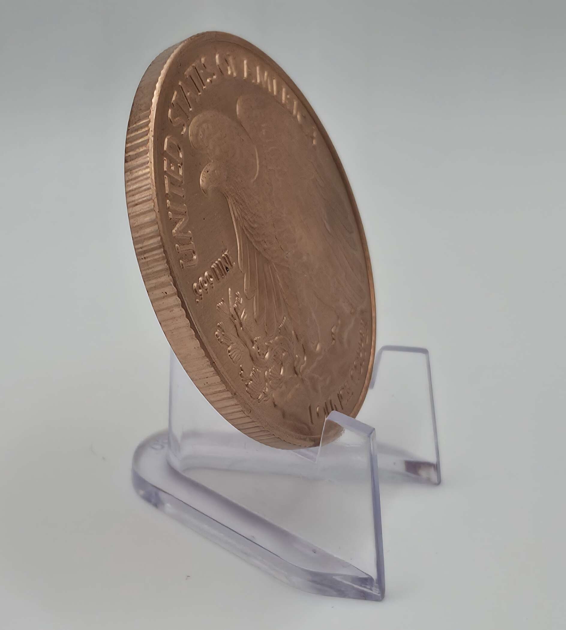 USA – 1 oz Copper Round – Walking Liberty & Eagle – .999 Fine Copper – Bild 3