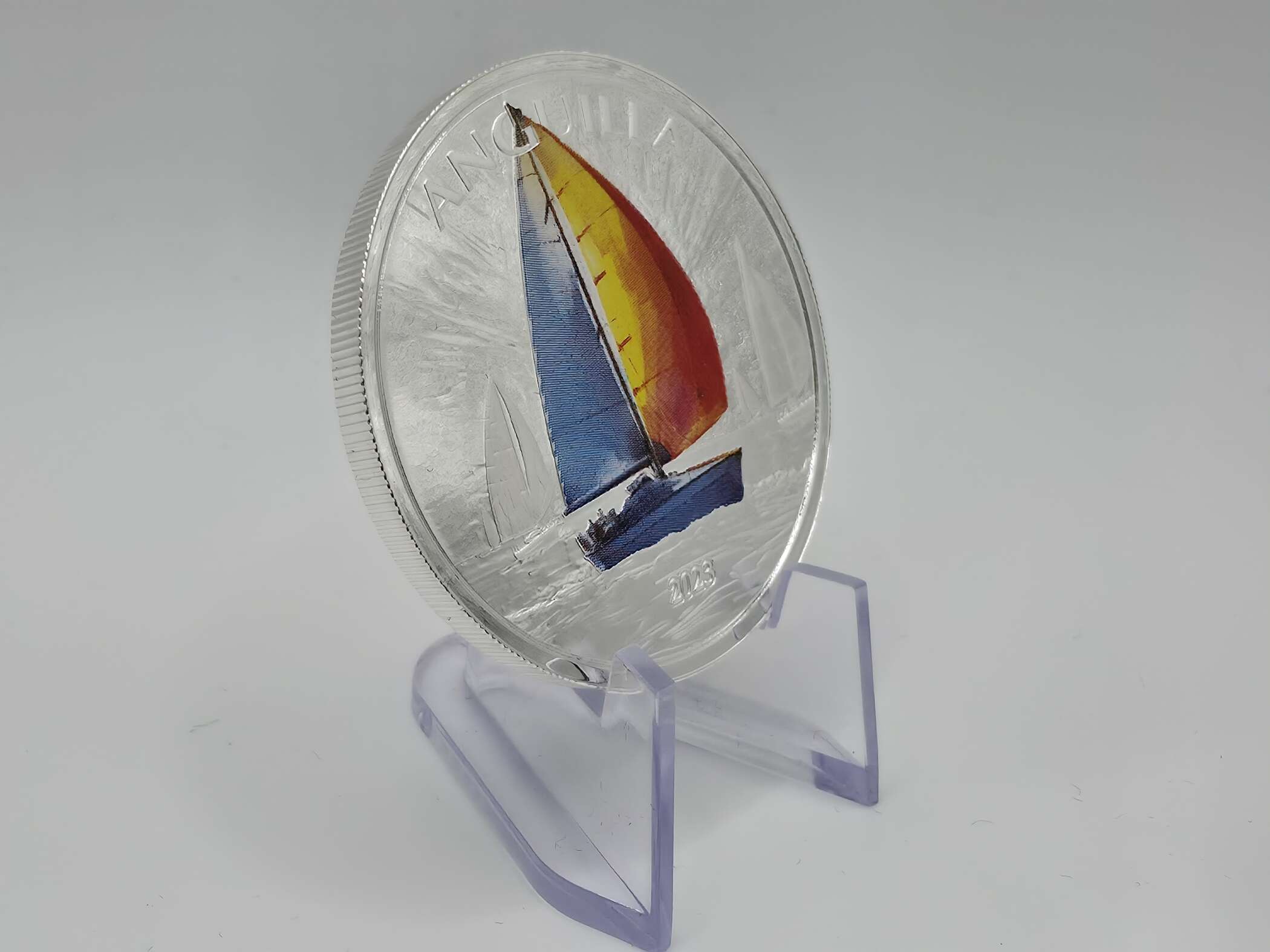 1 oz Silbermünze Anguilla 2020 – EC8 – Proof Color – Limit 500 – Nr. 107/500 – Ag 999 – Bild 3