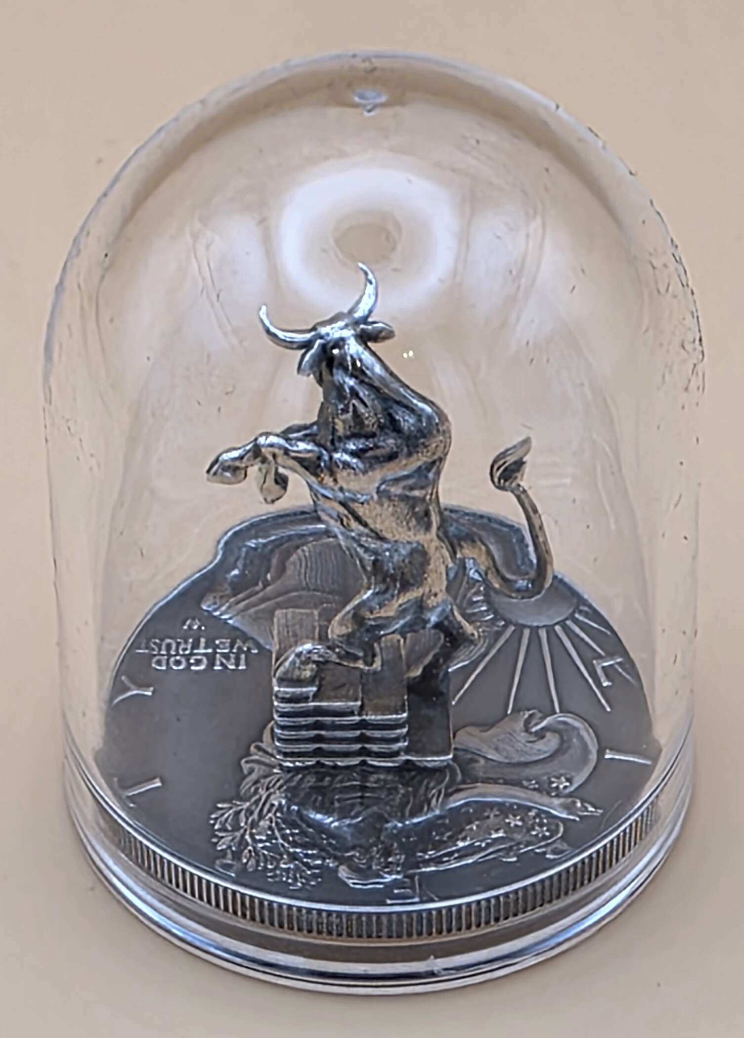 American Silver Eagle Bull Edition 2024 – 1 oz Silbermünze mit 3D Bull-Figurine | Limitierte Ausgabe 100 Stück – Bild 3