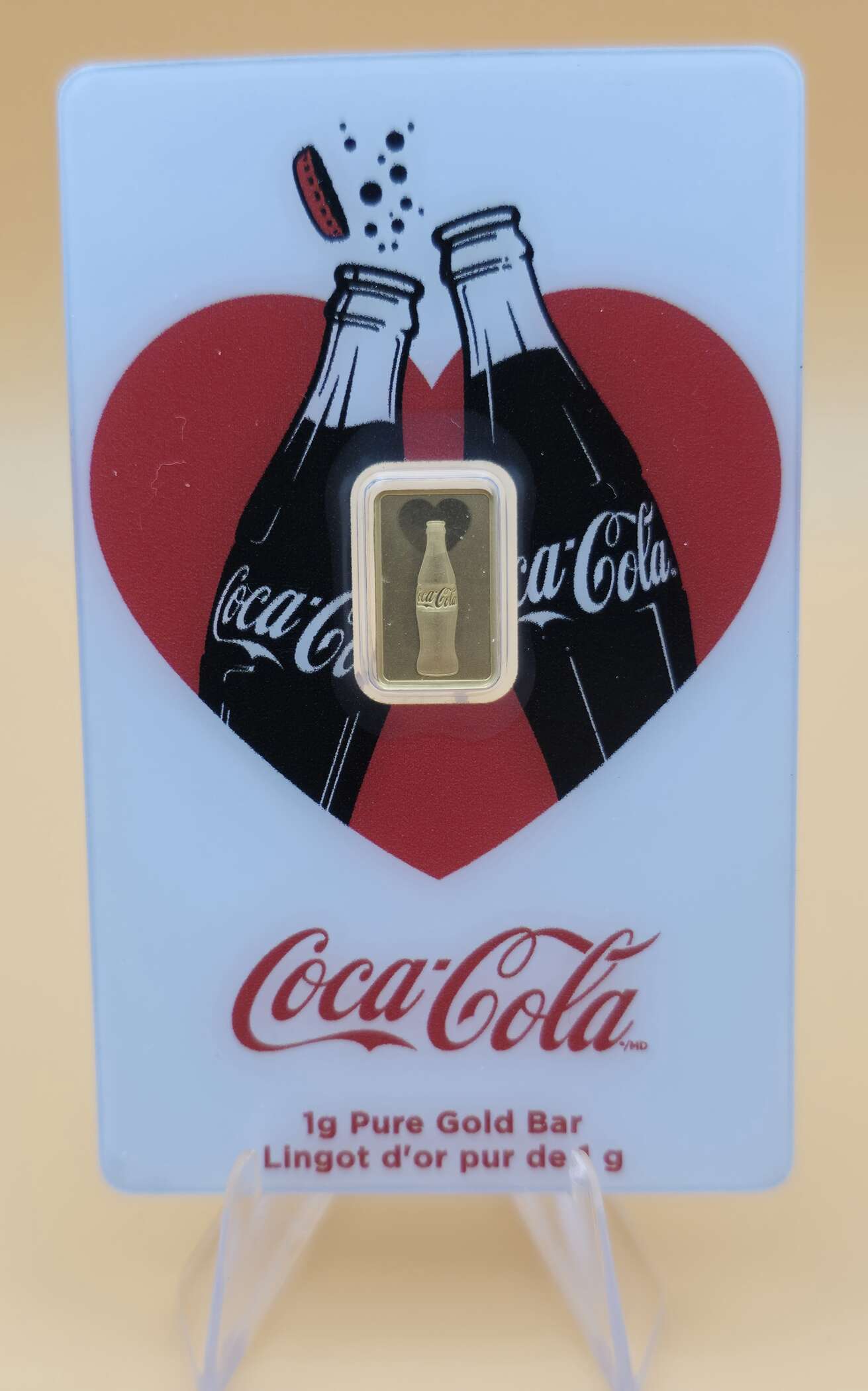 „PAMP Suisse 1 g Gold – Coca‑Cola Limited Edition 10.000 Stück“