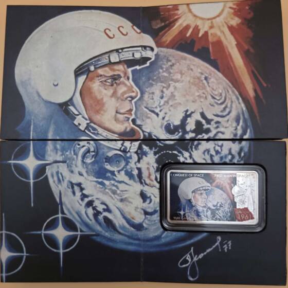 Conquest of Space Silbermünze 1 oz Niue 2011 mit Verpackung und Zertifikat