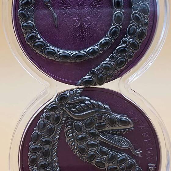 Fafnir Geminus 2020 Silbermünzen – 2× 1 oz 999 + 1× 1 oz 925 Silber mit Crystal Stones von Germania Mint