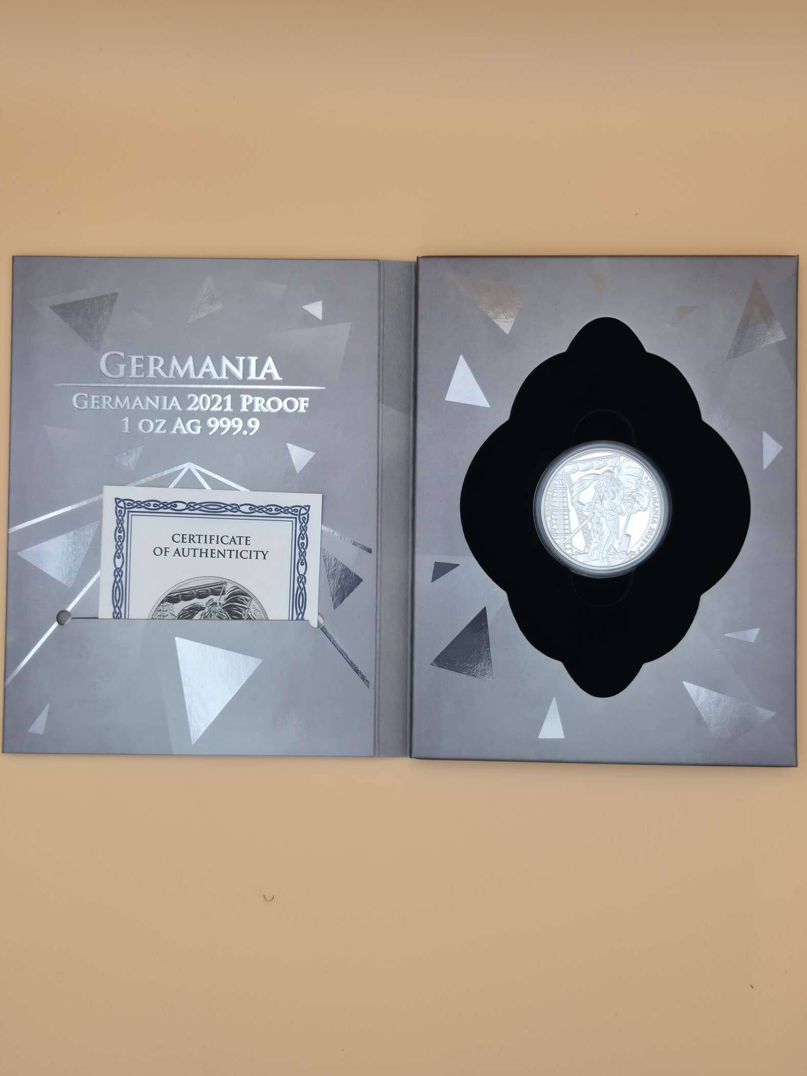 Germania 2021 – 1 oz Silber Proof | 5 Mark | Limitierte Ausgabe 1000 Stück – Bild 3