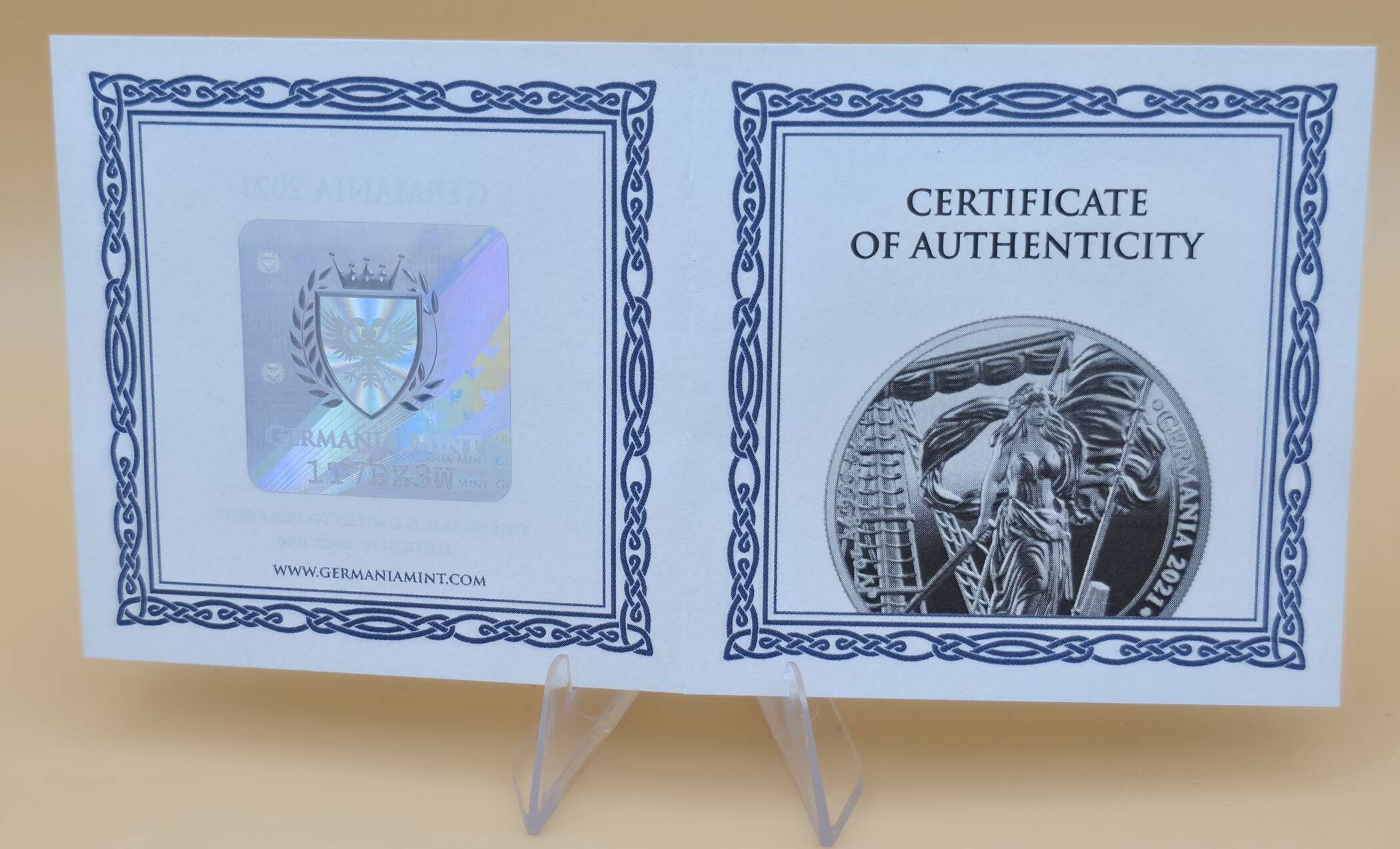 Germania 2021 – 1 oz Silber Proof | 5 Mark | Limitierte Ausgabe 1000 Stück – Bild 6