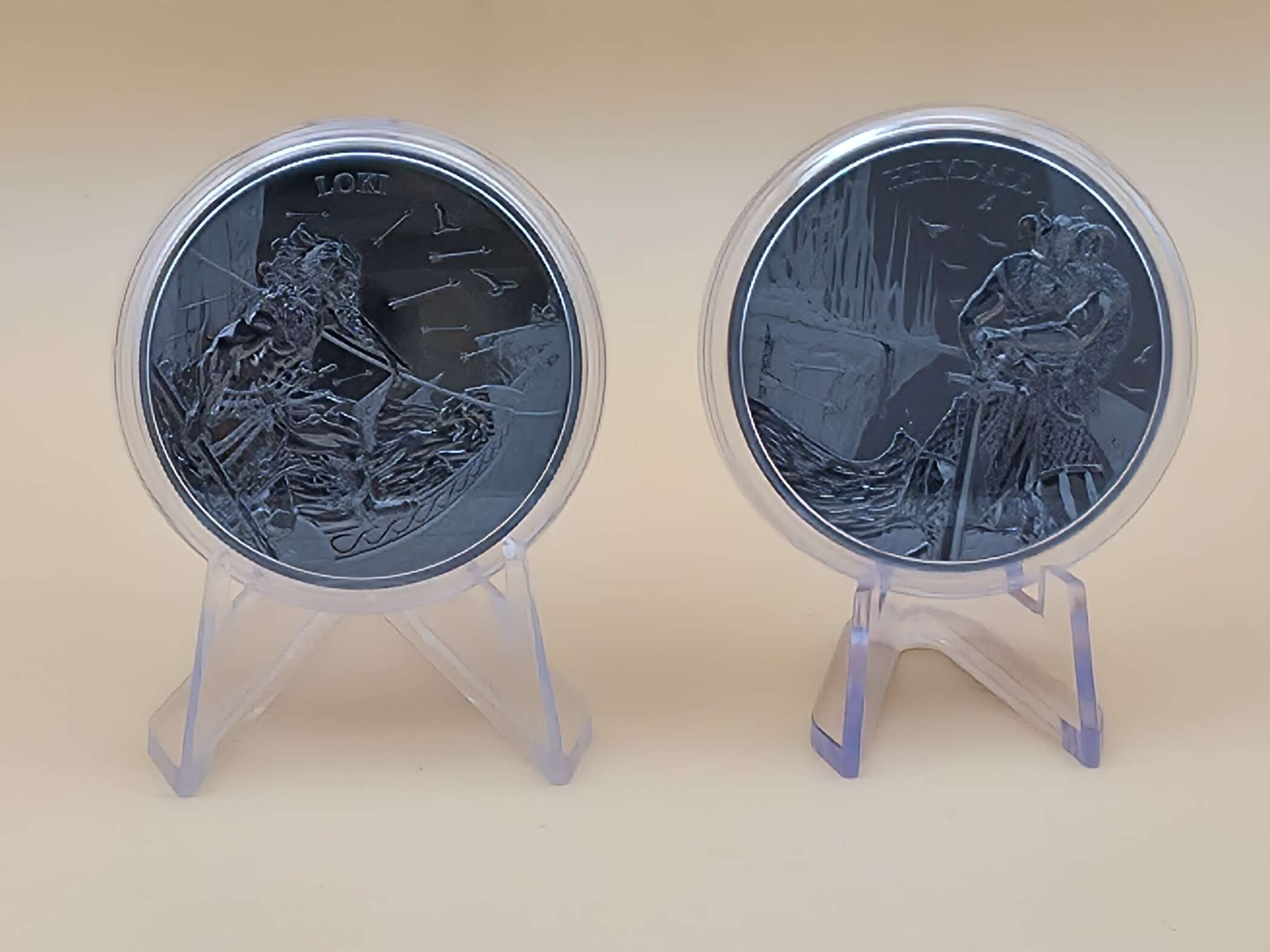 „Germania Mint Ragnarök Set 2025 – Loki & Heimdall 1 oz Black Silver BU mit Zertifikat“