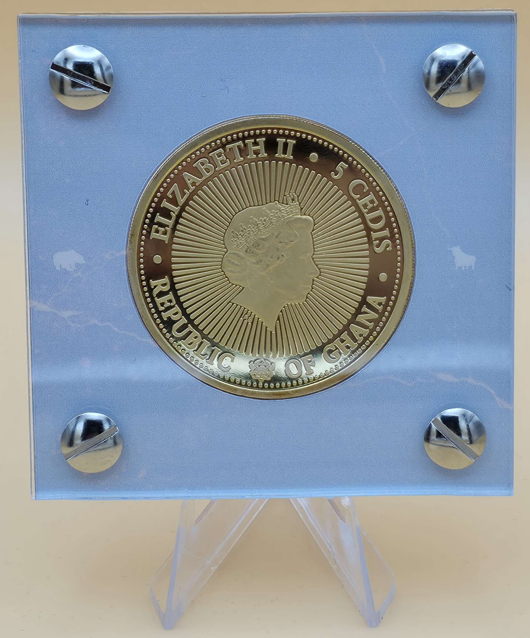 InfernoBlaze / Infernomant – 1 oz Silber – Ghana – 5 Cedis – 24K Gold & Palladium – Limit 1.000 – Bild 2