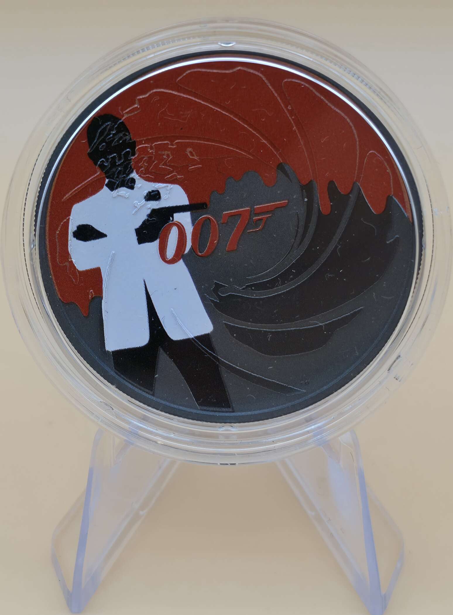 „James Bond 007 1 oz Silbermünze 2020 Gun‑Barrel Design“