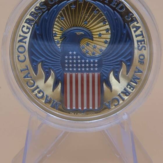 „MACUSA Wappen Silbermünze Fantastic Beasts 1 oz Proof“