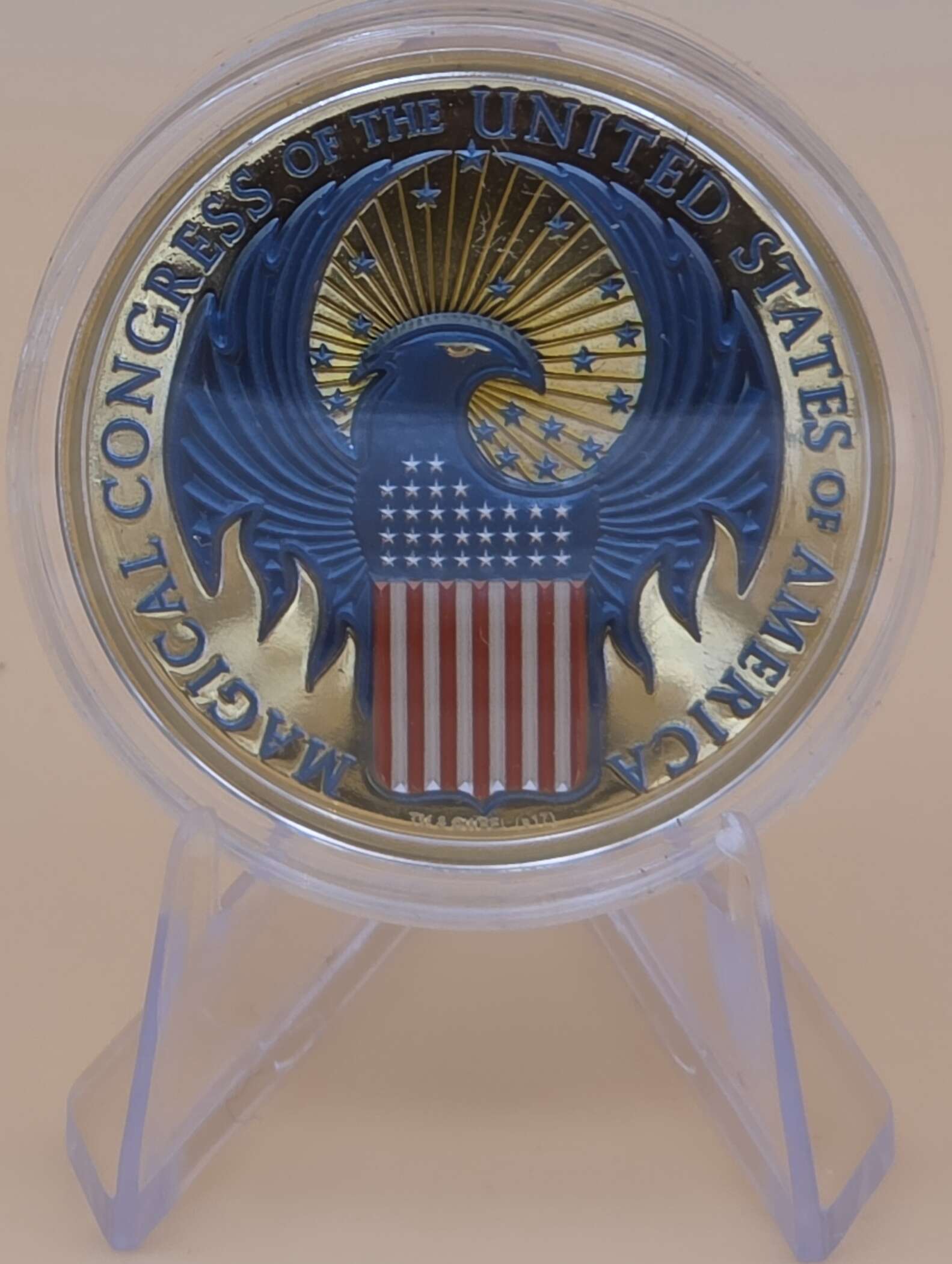 „MACUSA Wappen Silbermünze Fantastic Beasts 1 oz Proof“