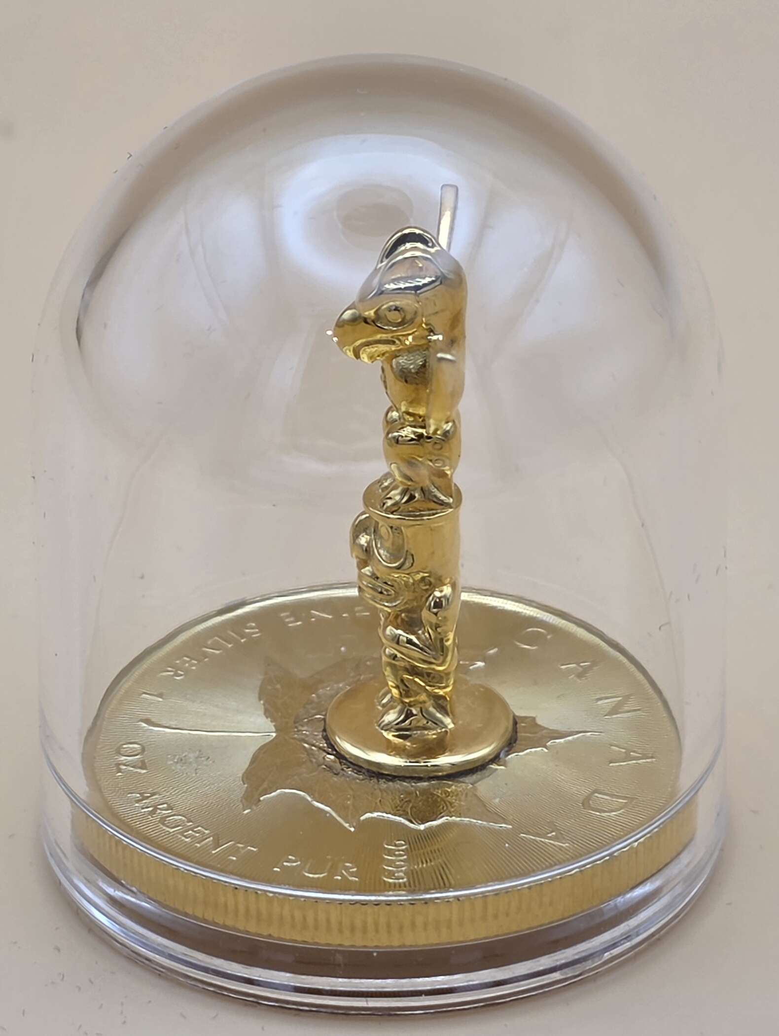 Kanada Maple Leaf Totem Edition 2022 – Limitierte 1 oz Silbermünze mit 3D Totem Figurine | Exklusive Sammleredition – Bild 2