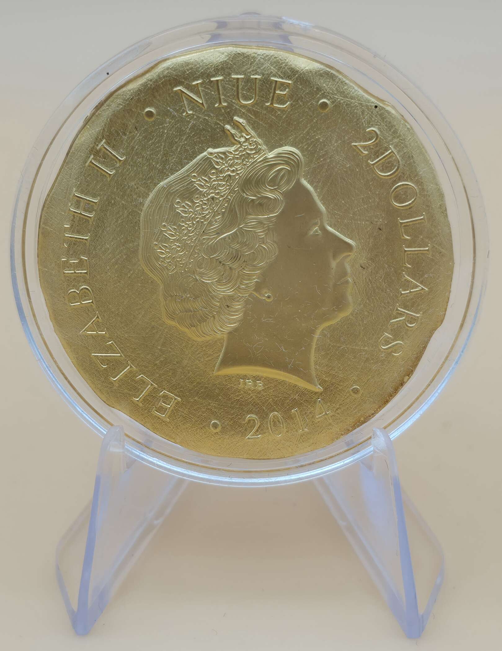 St. Panteleimon 2014 – Gilded Silver Coin mit Zertifikat & OVP – Bild 2