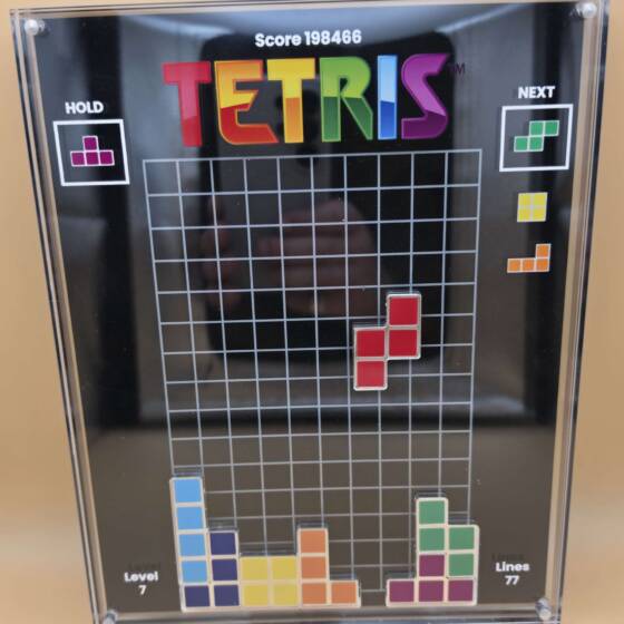 Tetris 2023 Niue 7‑Coin Silver Set mit COA und Display, limitierte Edition 059 von 250
